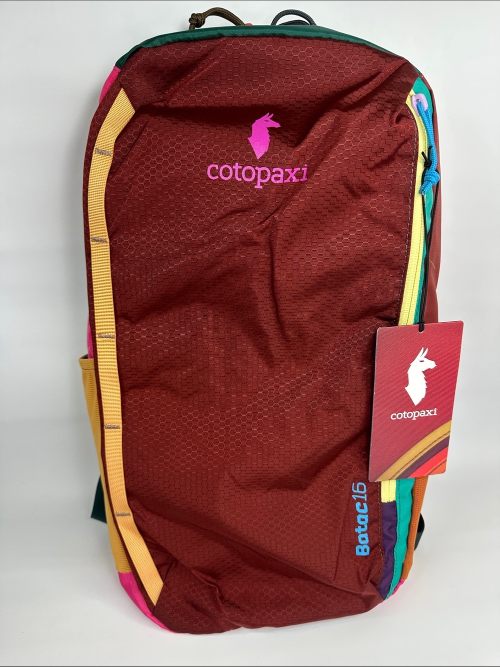 Cotopaxi Batac Del Día 16L Backpack One-of-a-Kind Multicolor Lightweight Daypack